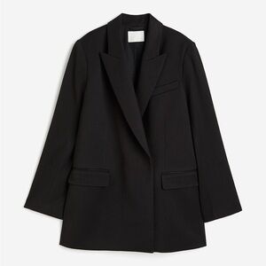 H&M | oversized double breasted blazer | size medium